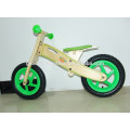 Factory price fashion red color plywood lovely baby wood bike